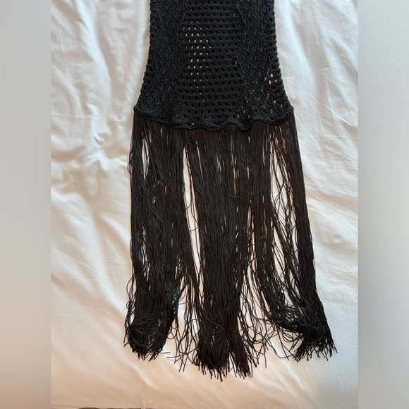 NWT KNIT BLACK SKIRT - size L - elastic fabric - brand Paradise USA - Picture 13 of 16